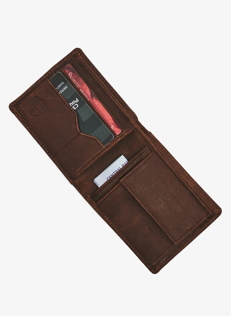 روبرت وود محفظة ثنائية الطي بنقوش